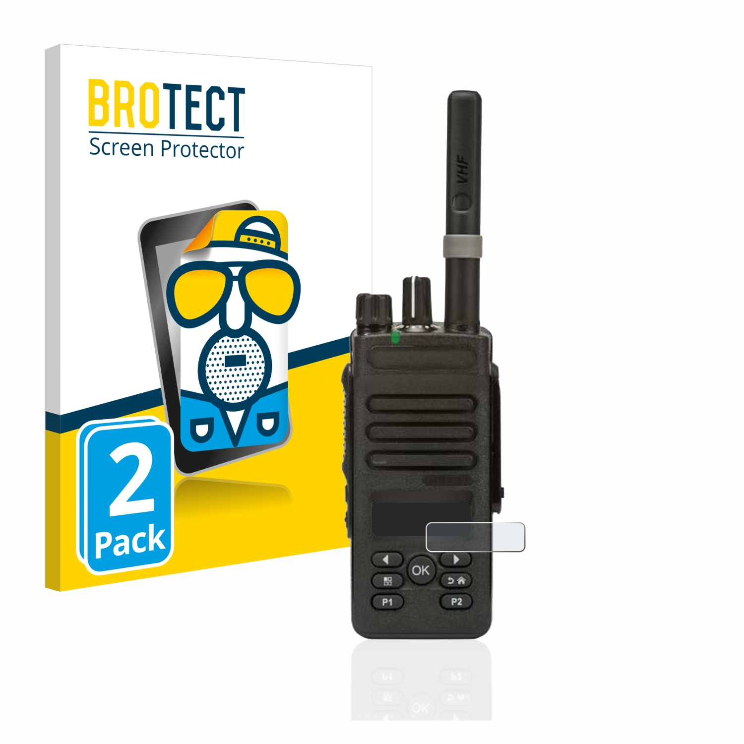 DP2600E) Schutzfolie(für Motorola 2x BROTECT matte