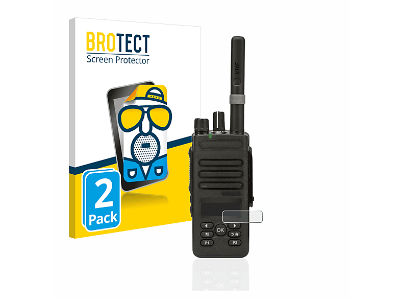 DP2600E) Schutzfolie(für Motorola 2x BROTECT matte
