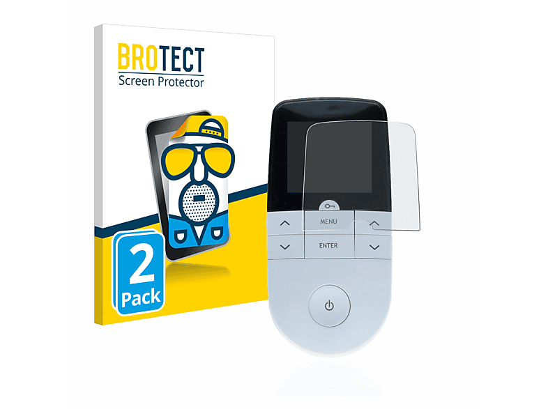 BROTECT 2x matte Schutzfolie(für Beurer EM 49 Digital TENS/EMS) | Schutzfolien & Schutzgläser