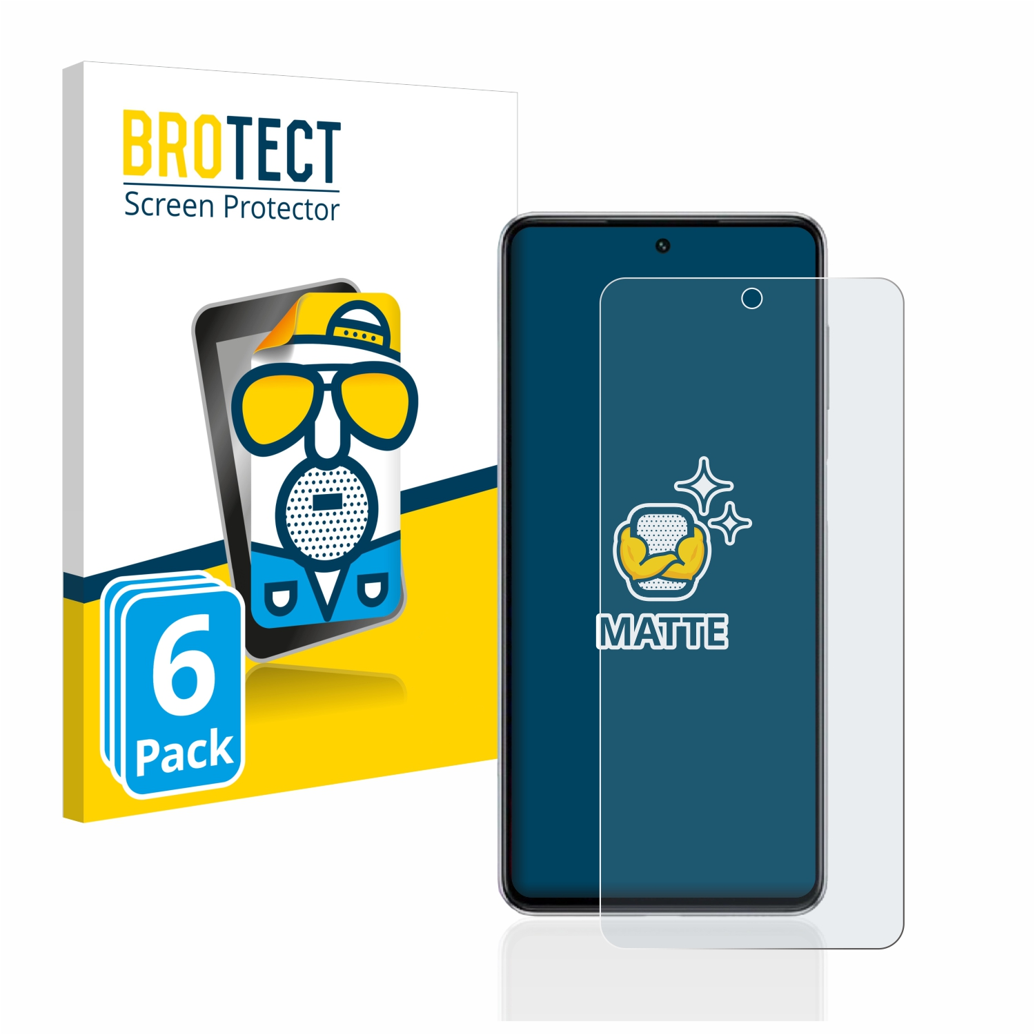 BROTECT Samsung 6x Galaxy M54) Schutzfolie(für matte