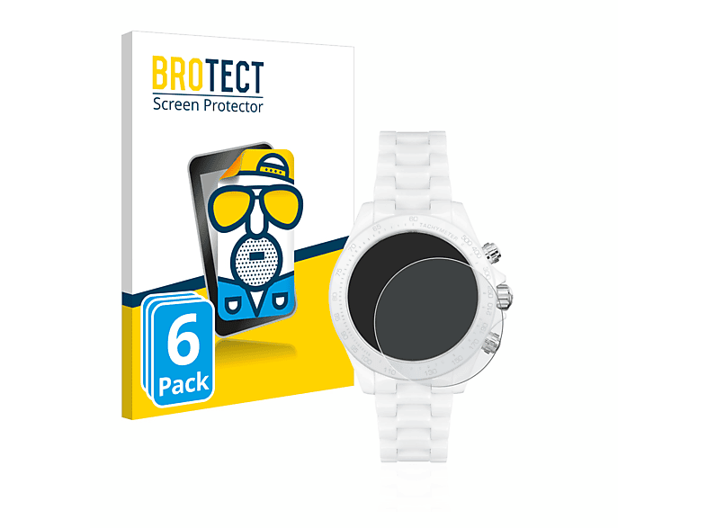 BROTECT 6x matte Schutzfolie(für Hugo Boss Novia Ceramic) | Smartwatch Schutzfolien & Gläser