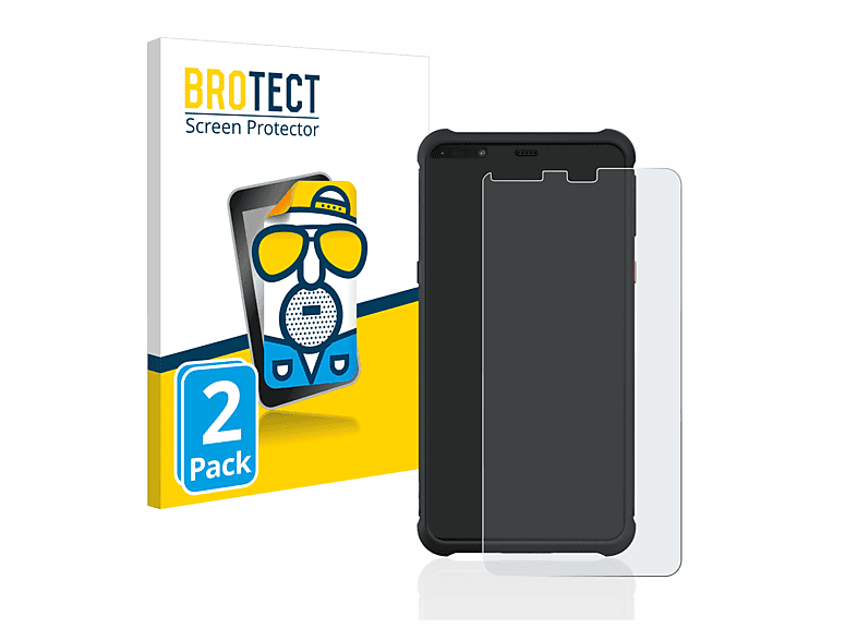 BROTECT 2x matte Schutzfolie(für Bartec Pixavi Phone)