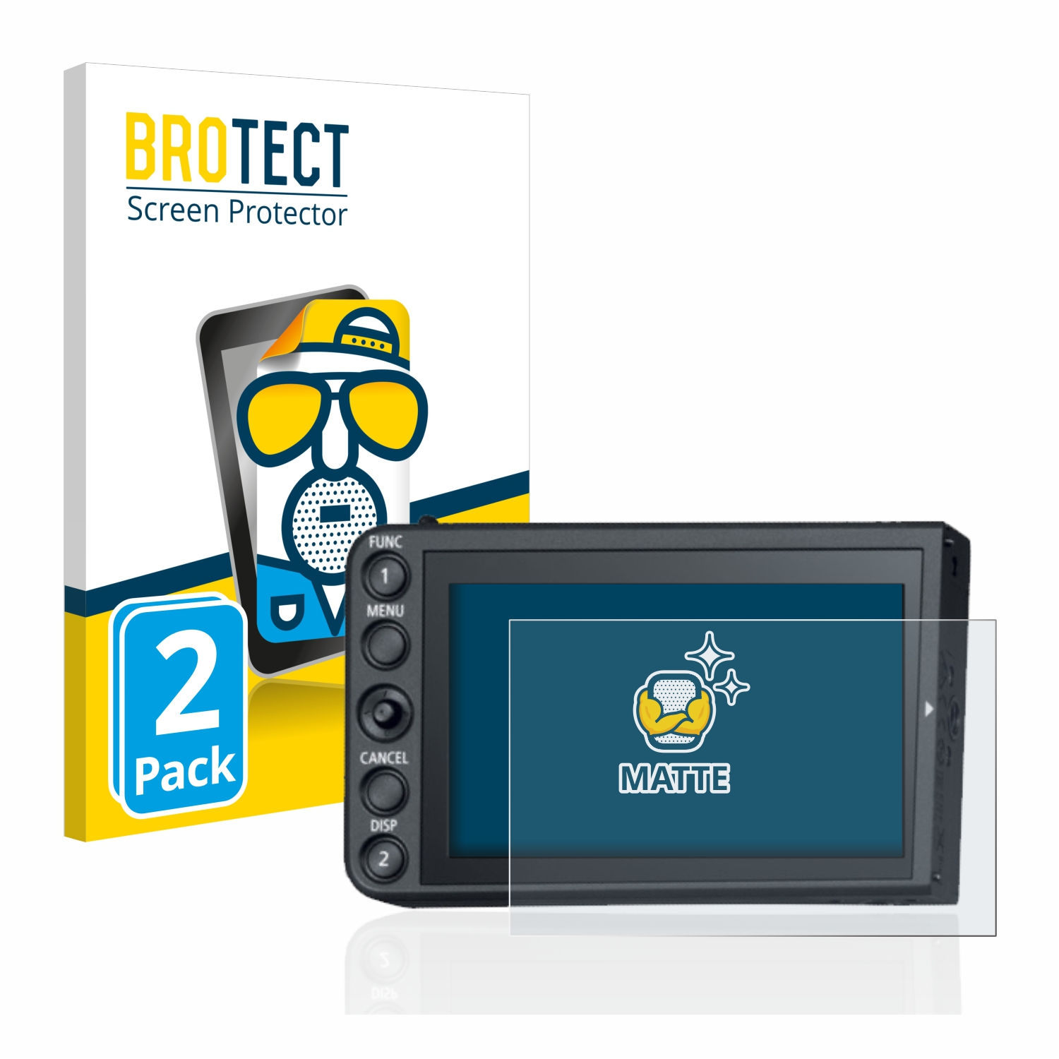 BROTECT 2x matte LCD LM-V1) Monitor Schutzfolie(für Canon