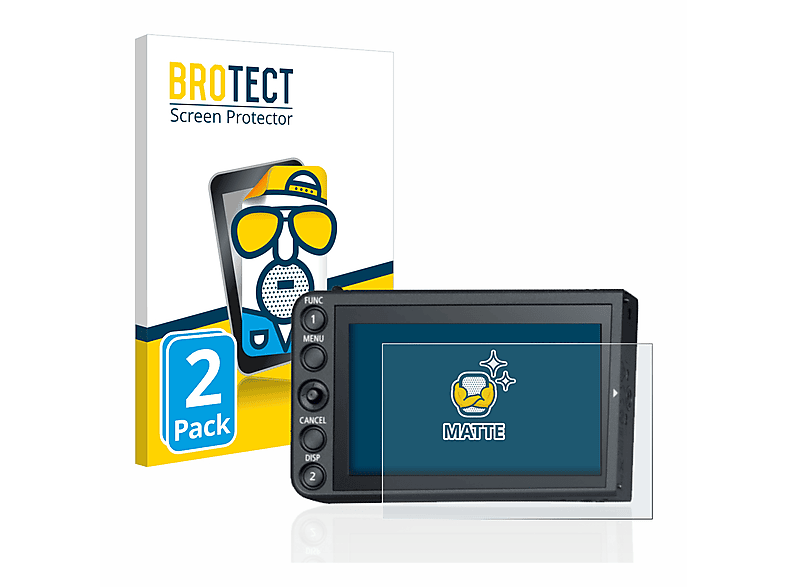 BROTECT 2x matte Schutzfolie(für LM-V1) Canon Monitor LCD