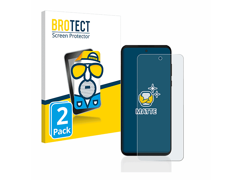 BROTECT 2x matte Schutzfolie(für Motorola Moto G Power 2022)