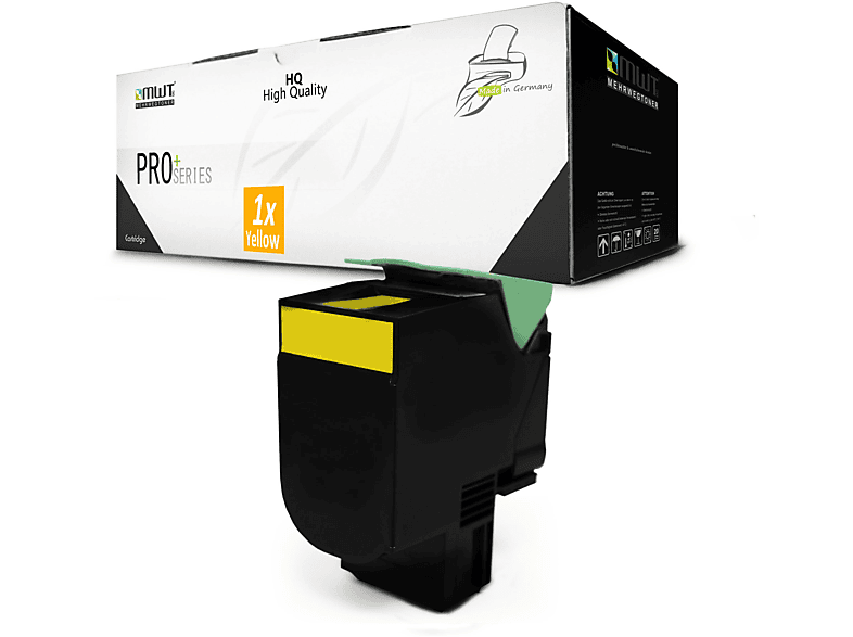 MEHRWEGTONER ersetzt Lexmark C540H1YG Toner Cartridge Yellow (C540H1YG)