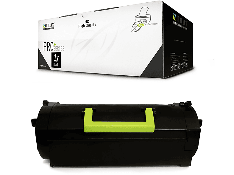 MEHRWEGTONER ersetzt Lexmark / / Cartridge 522HL 52D2H0L Toner Schwarz 522HL) (52D2H0L