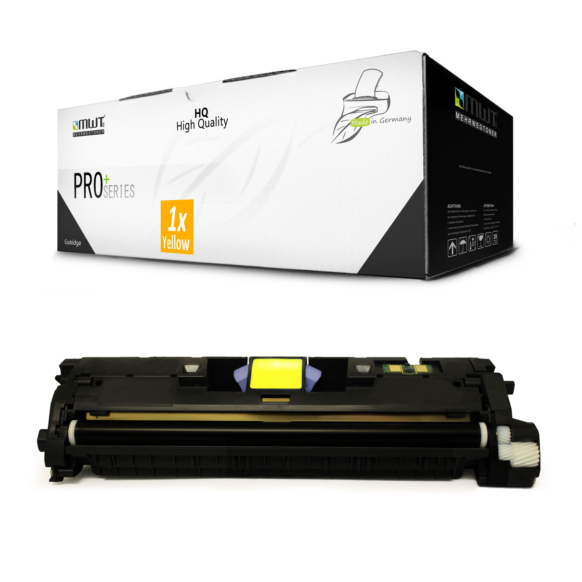 MEHRWEGTONER ersetzt HP Q3962A 122A) Cartridge 122A Yellow Toner / (Q3962A 