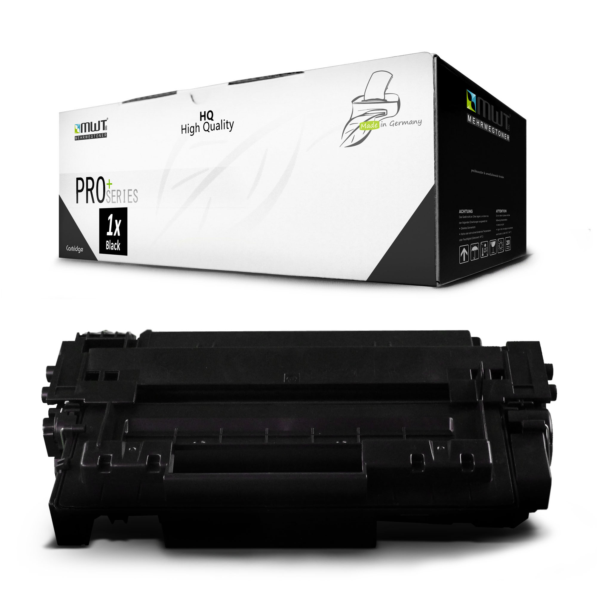 MEHRWEGTONER ersetzt HP CE255A / 55A) (CE255A 55A / Cartridge Schwarz Toner