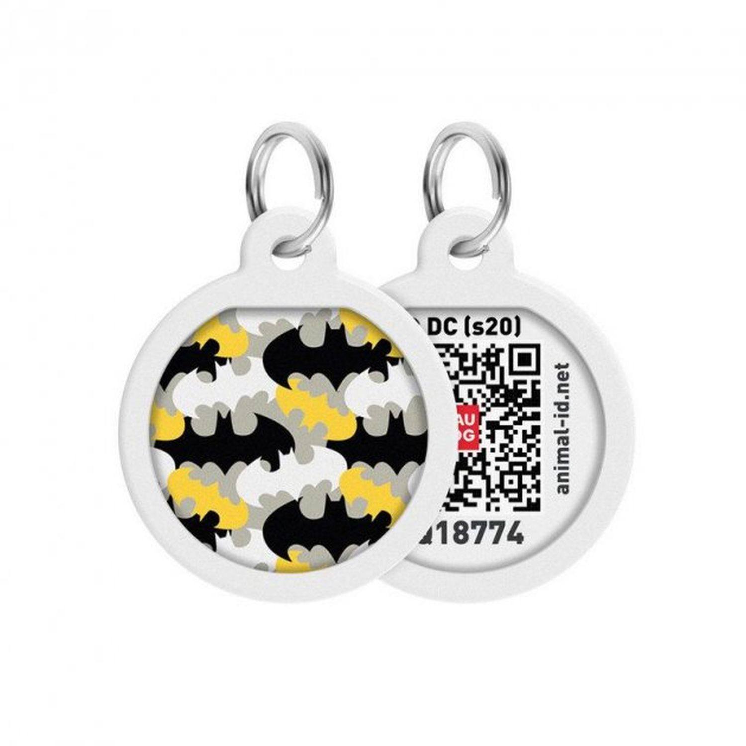 COFI Pet ID Tag für GPS Batman Pattern Katze Tracker Hund