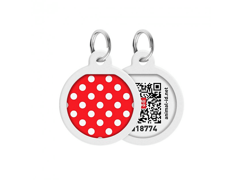 COFI Pet ID Tag für Hund Katze Polka Dots GPS Tracker MediaMarkt
