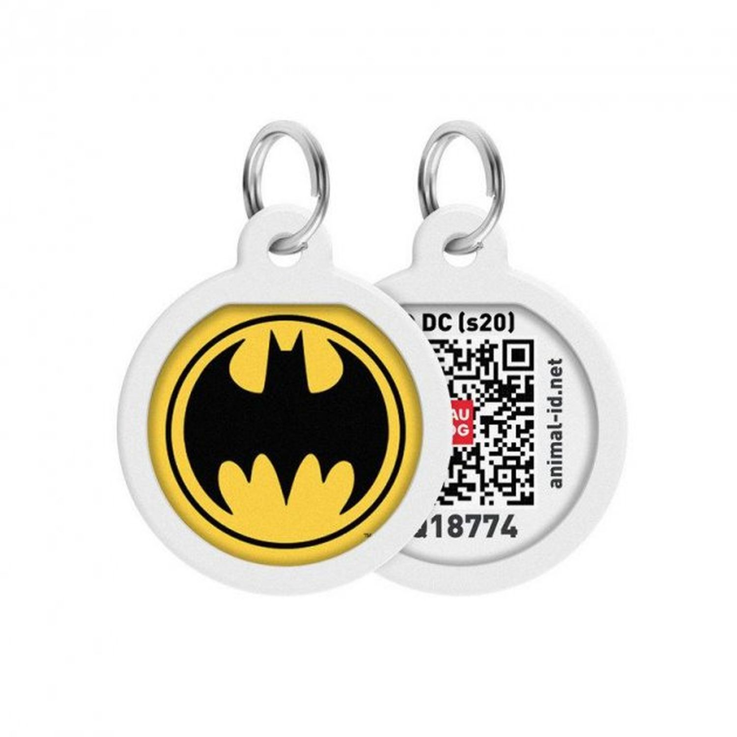 für Hund Tracker COFI ID Batman Pet Tag GPS Logo Katze