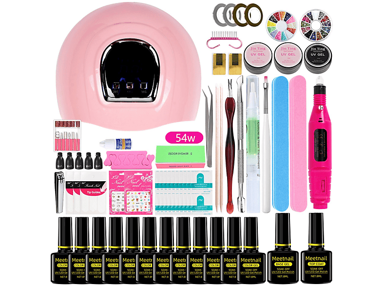 Farbe Anfänger/professionelle Lichthärtungsgerät Nagellack-Set,Maniküre-Sets,8ml,DIY Nagelkunst,für SCHEIFFY