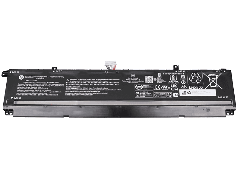HP M41711-005 Original Li-Polymer Akku, 11.58 Volt, 6880 mAh
