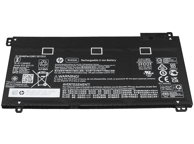 HP L12791-855 Original Li-Polymer Akku, 11.4 Volt, 4000 mAh | Notebookakku