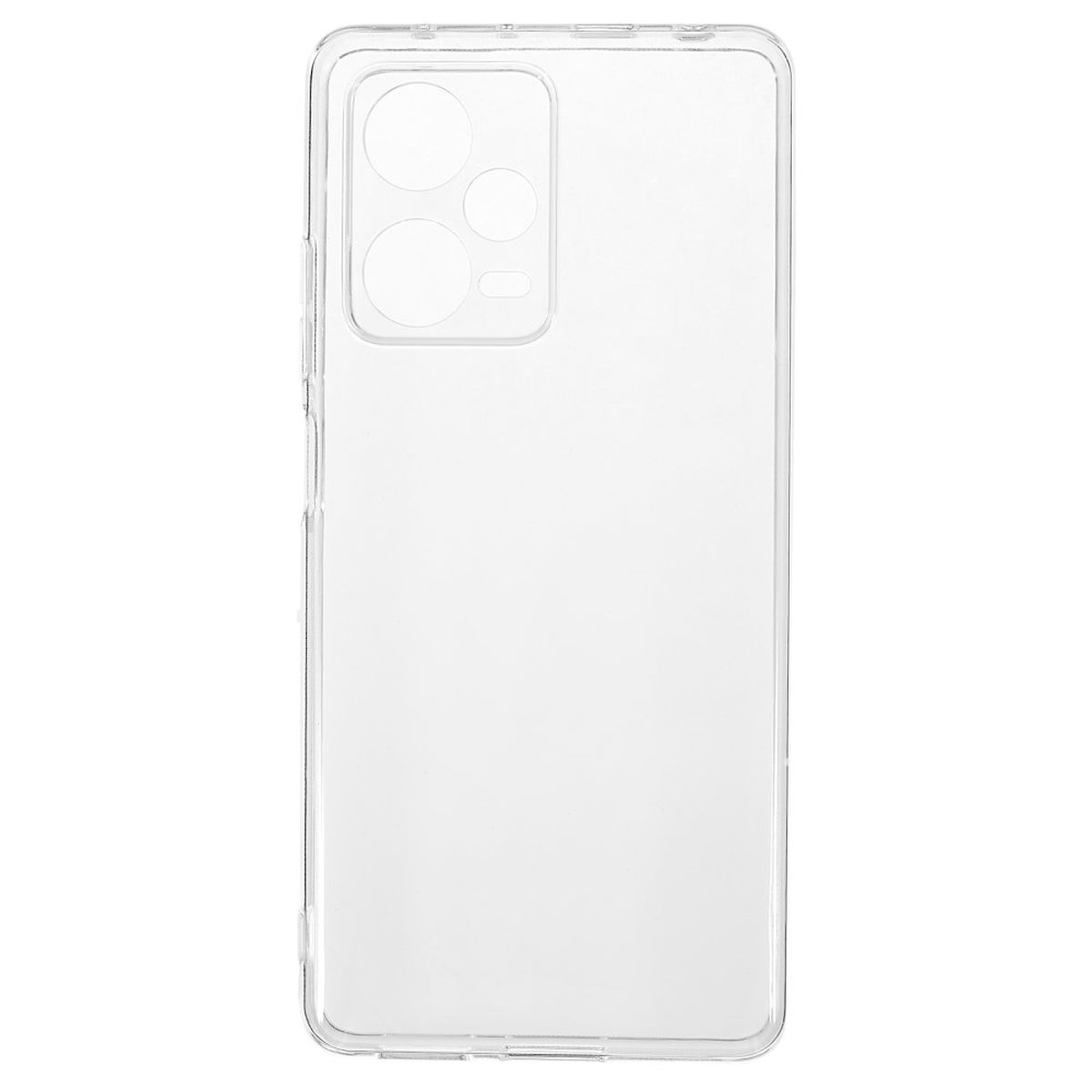 Xiaomi, COVERKINGZ aus Backcover, 5G, Transparent Redmi Handycase Pro 12 Silikon, Note