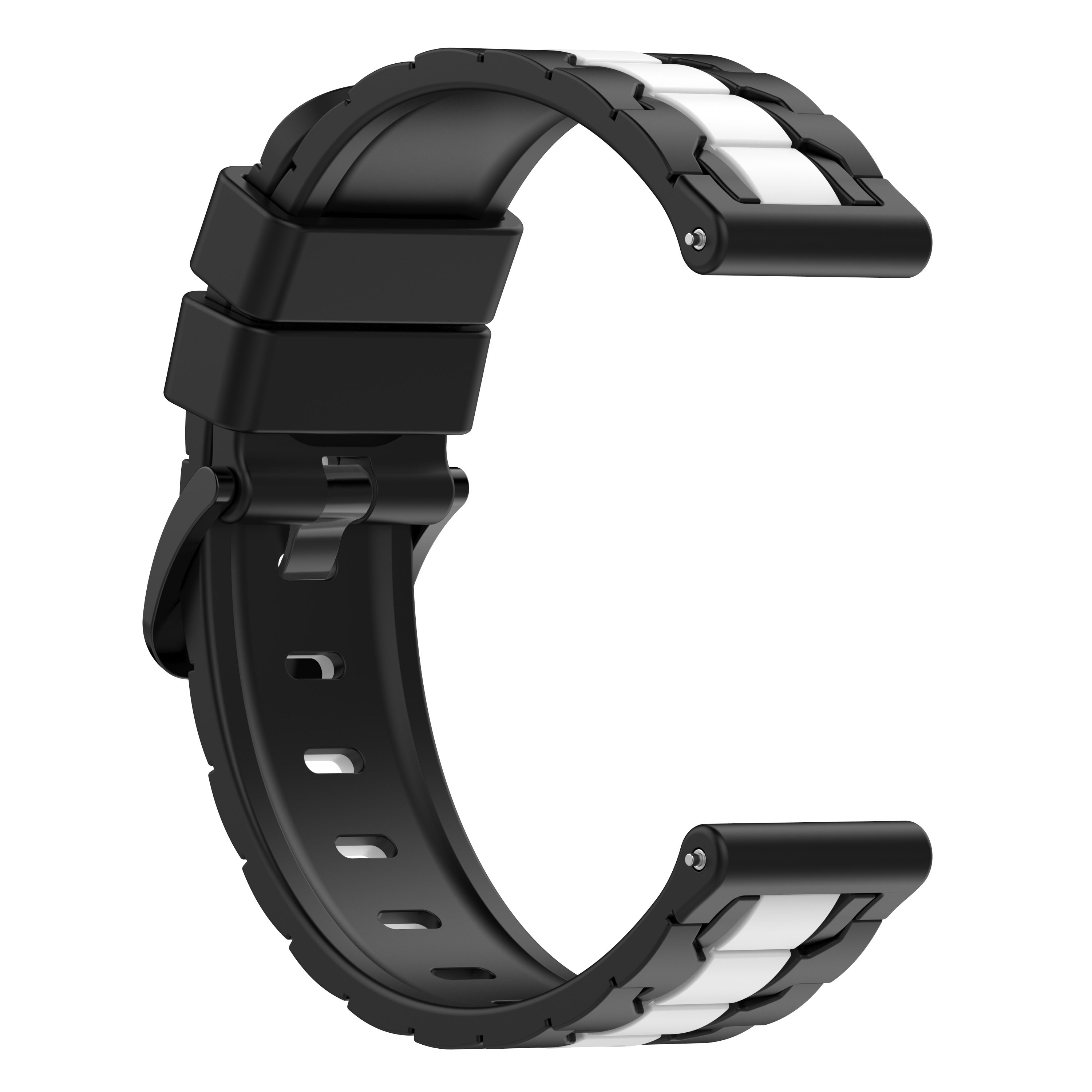 Silikonarmband Watch Watch Armband, Ersatzarmband, Zweifarbiges / 5 Pro, INF Watch Pro, Galaxy Samsung 5 Watch 5 Galaxy Samsung, / 5 Schwarz