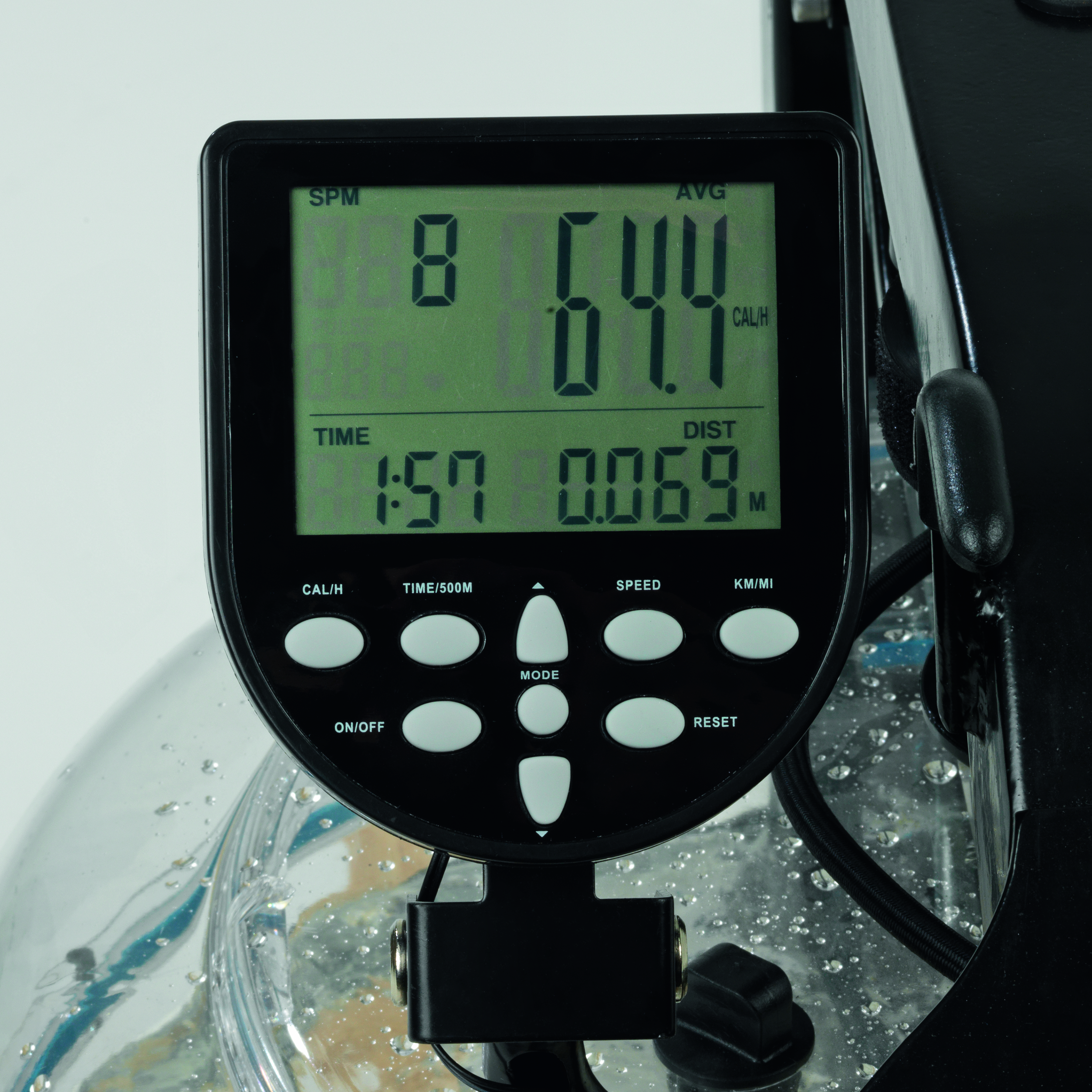 FITENGINE Wasser-Rudergerät Smart Rudergerät, Braun