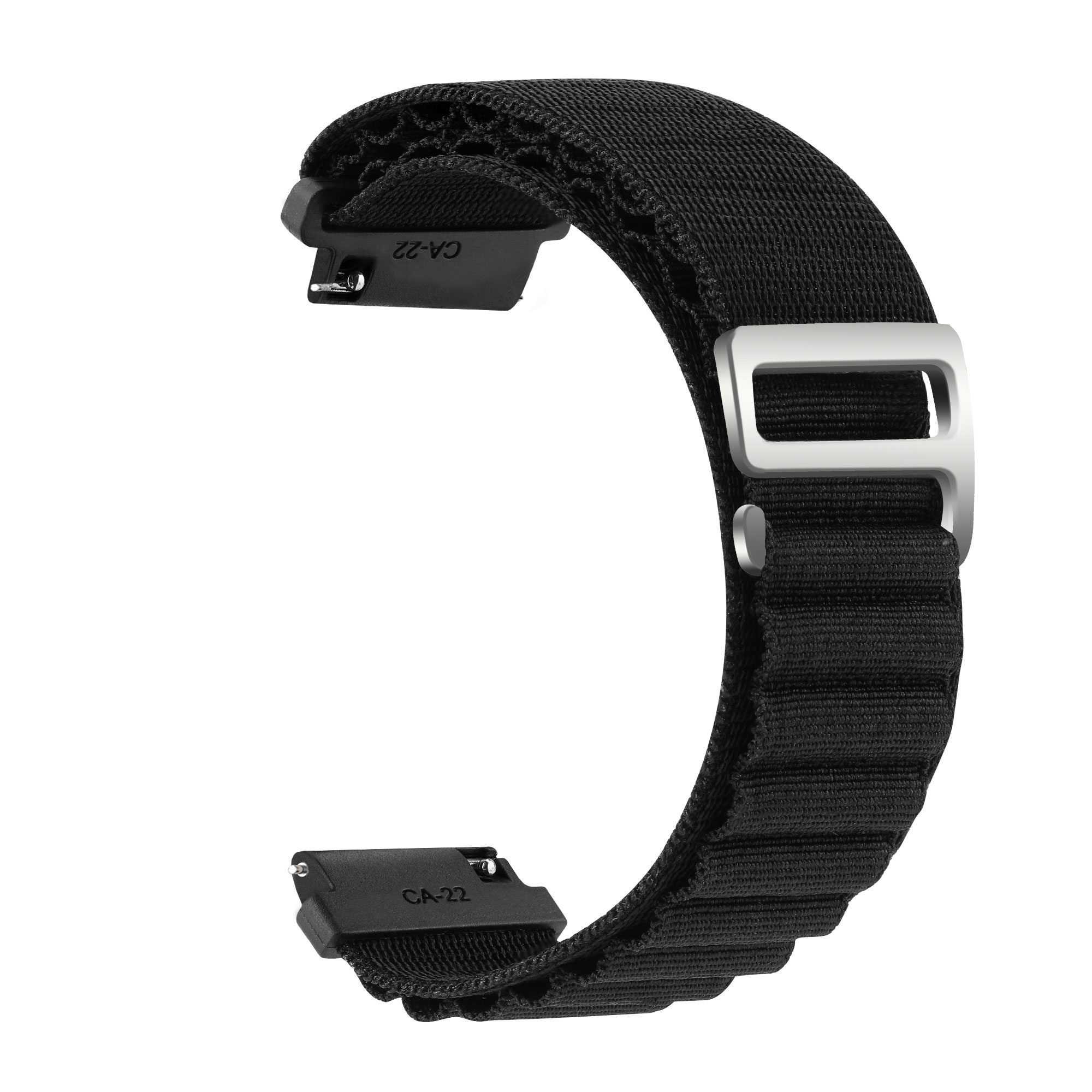 INF Uhrenarmband aus geflochtenem Ersatzarmband, Watch 5 Watch Pro, Samsung, Galaxy / Nylon, 5 Schwarz