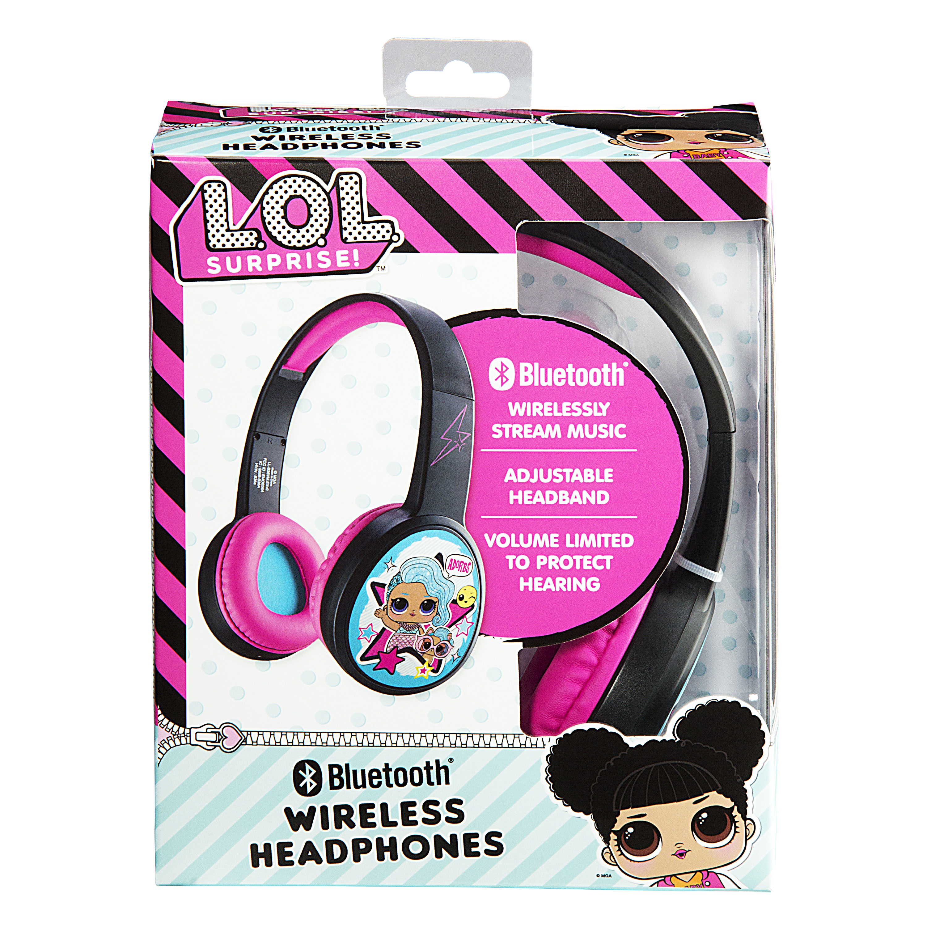 EKIDS L.O.L. Surprise!, Over-ear Kopfhörer schwarz Bluetooth Bluetooth