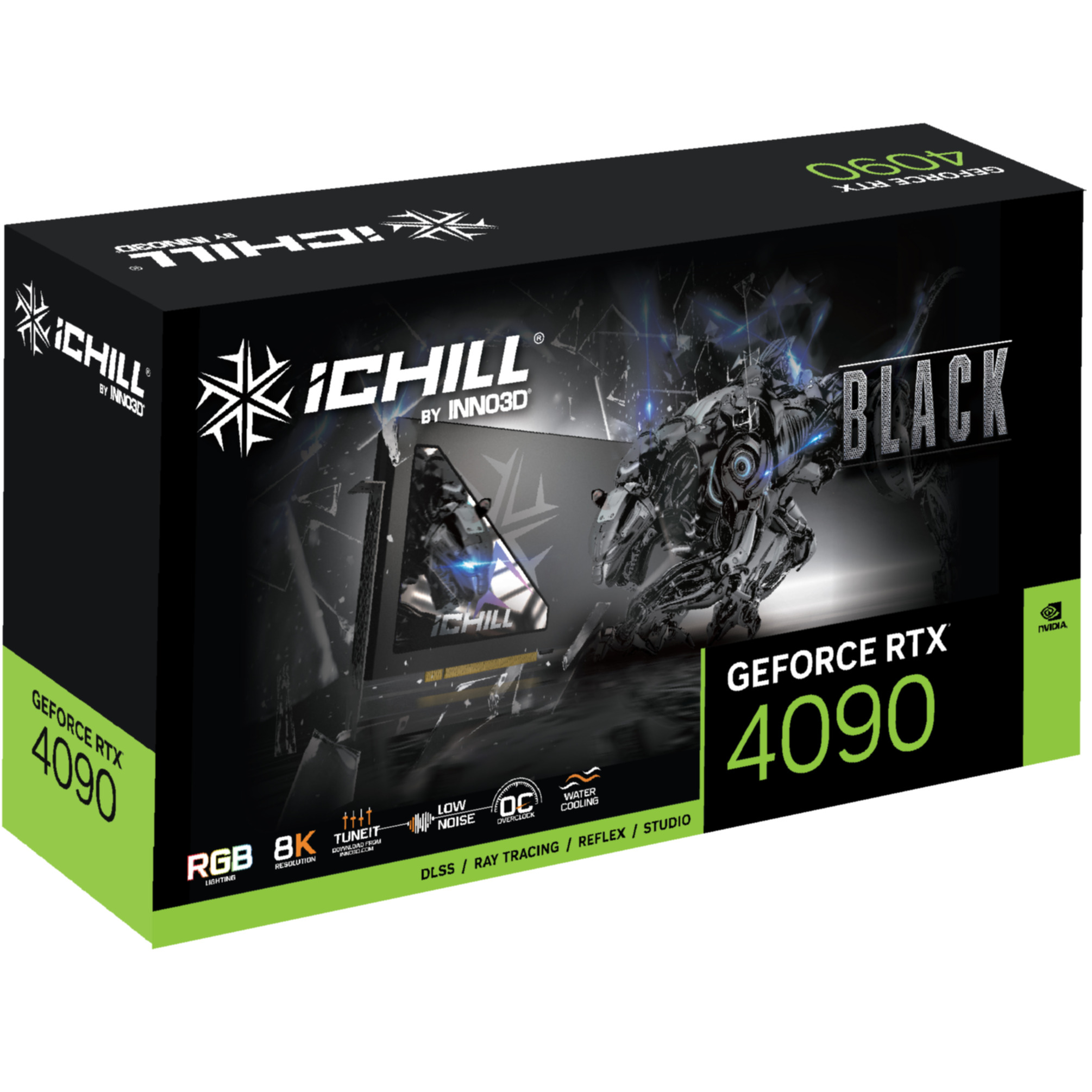 BLACK 4090 RTX (NVIDIA, ICHILL GeForce Grafikkarte) INNO3D