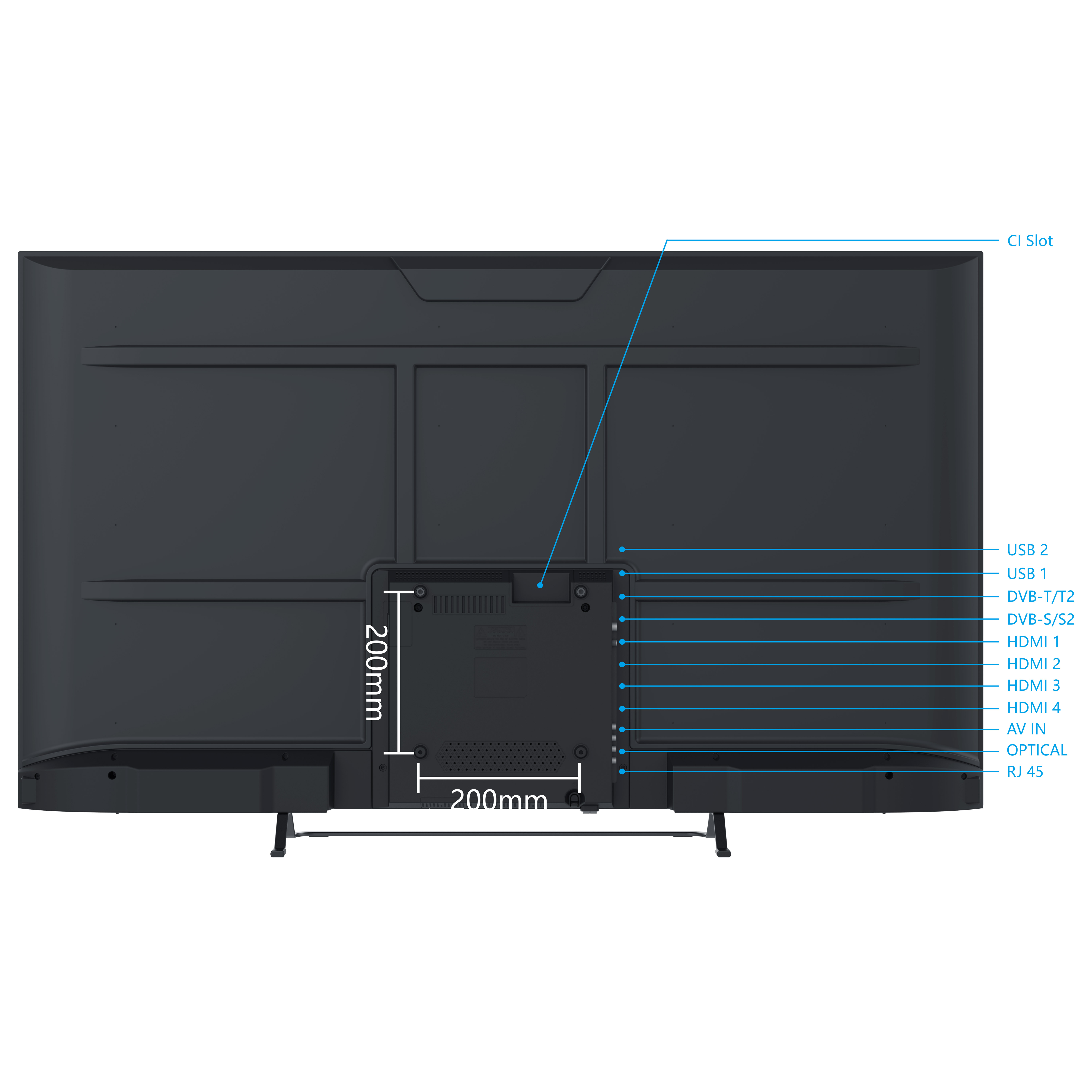 SMART TECH 55 TV, 55UG10V3 cm, 4K, TV Zoll Google Zoll UHD SMART 55 139 (Flat, TV / TV)