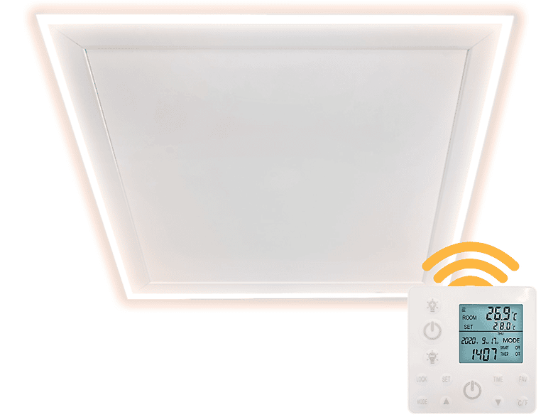 HEIDENFELD HFHP500 Warmweiß Infrarotheizung (390 Watt) MediaMarkt