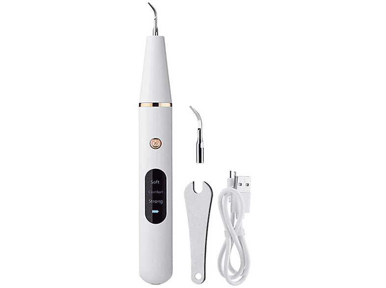 KINSI Munddusche Zahnreiniger, 3 einstellbare Reinigungsmodi, Plaque-Entferner Dentalwerkzeug