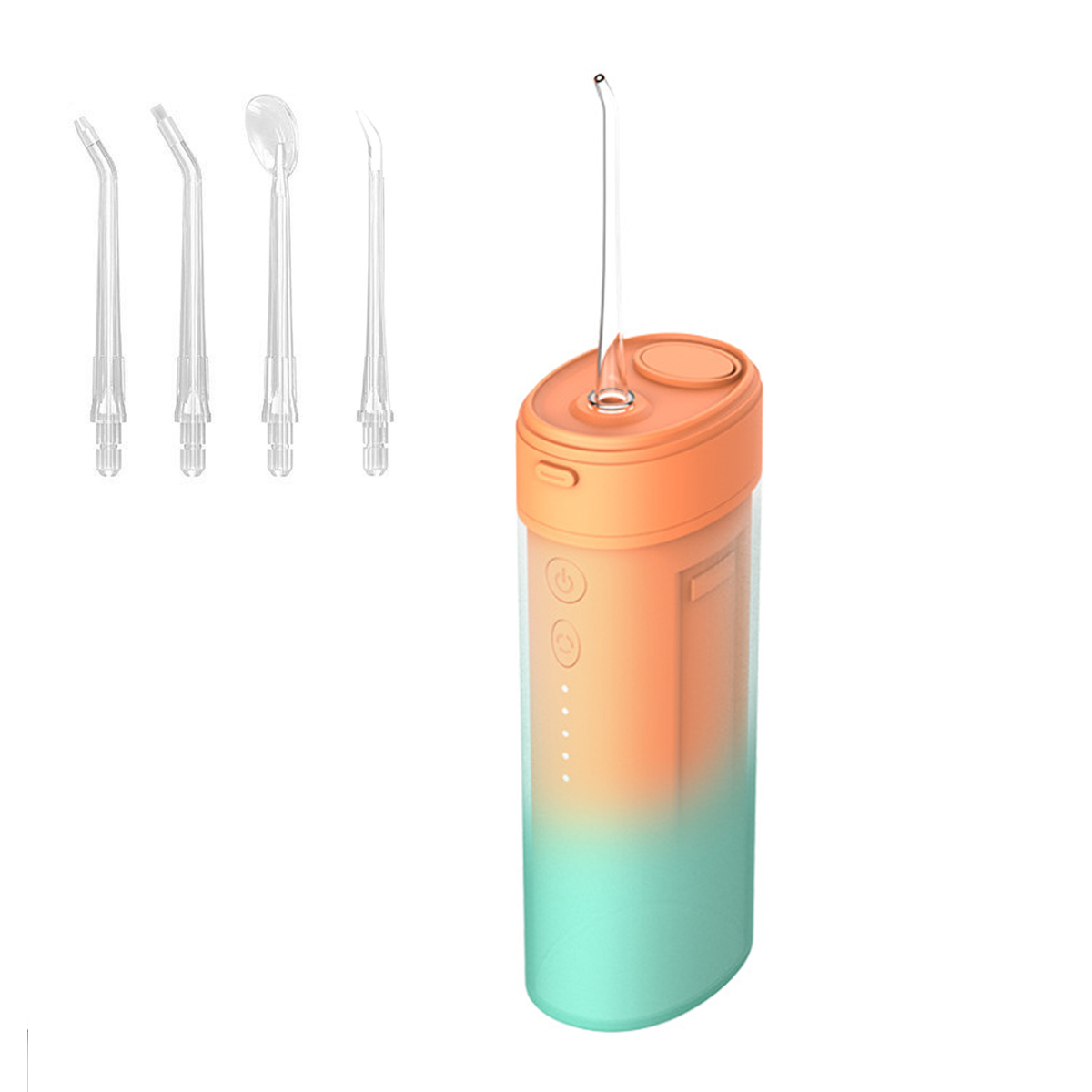 KINSI Dentalwerkzeug IPX7, Elektrische, Oral Modi/4 4 Düsen, Zahnreiniger Munddusche Care