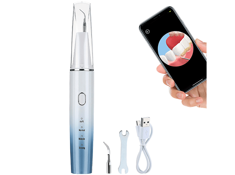 KINSI Visueller Scaler, Munddusche Zwischenraumreiniger, intelligenter Zahnsteinentferner Dentalwerkzeug