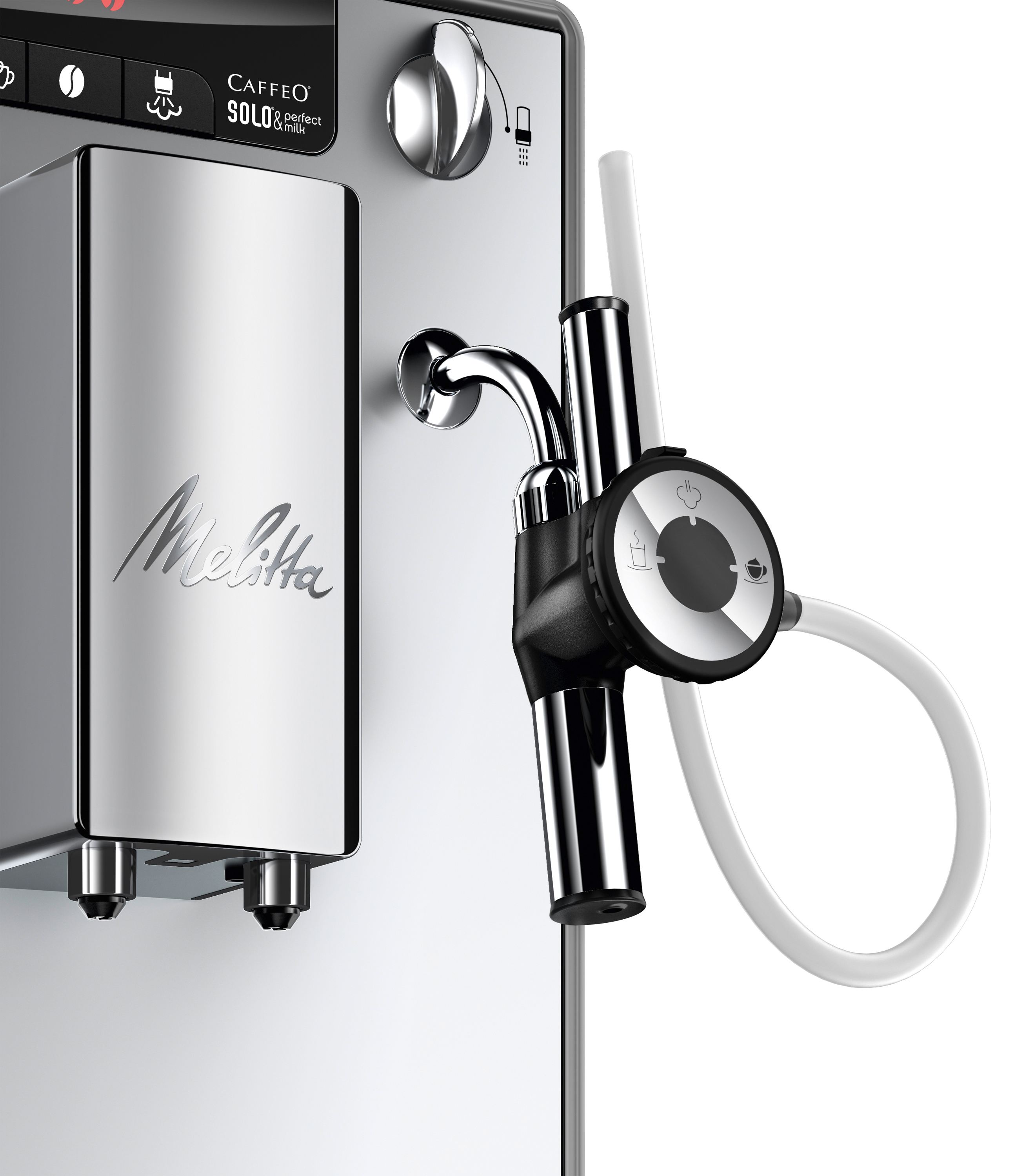 MELITTA E957-203 Kaffeevollautomat Silber