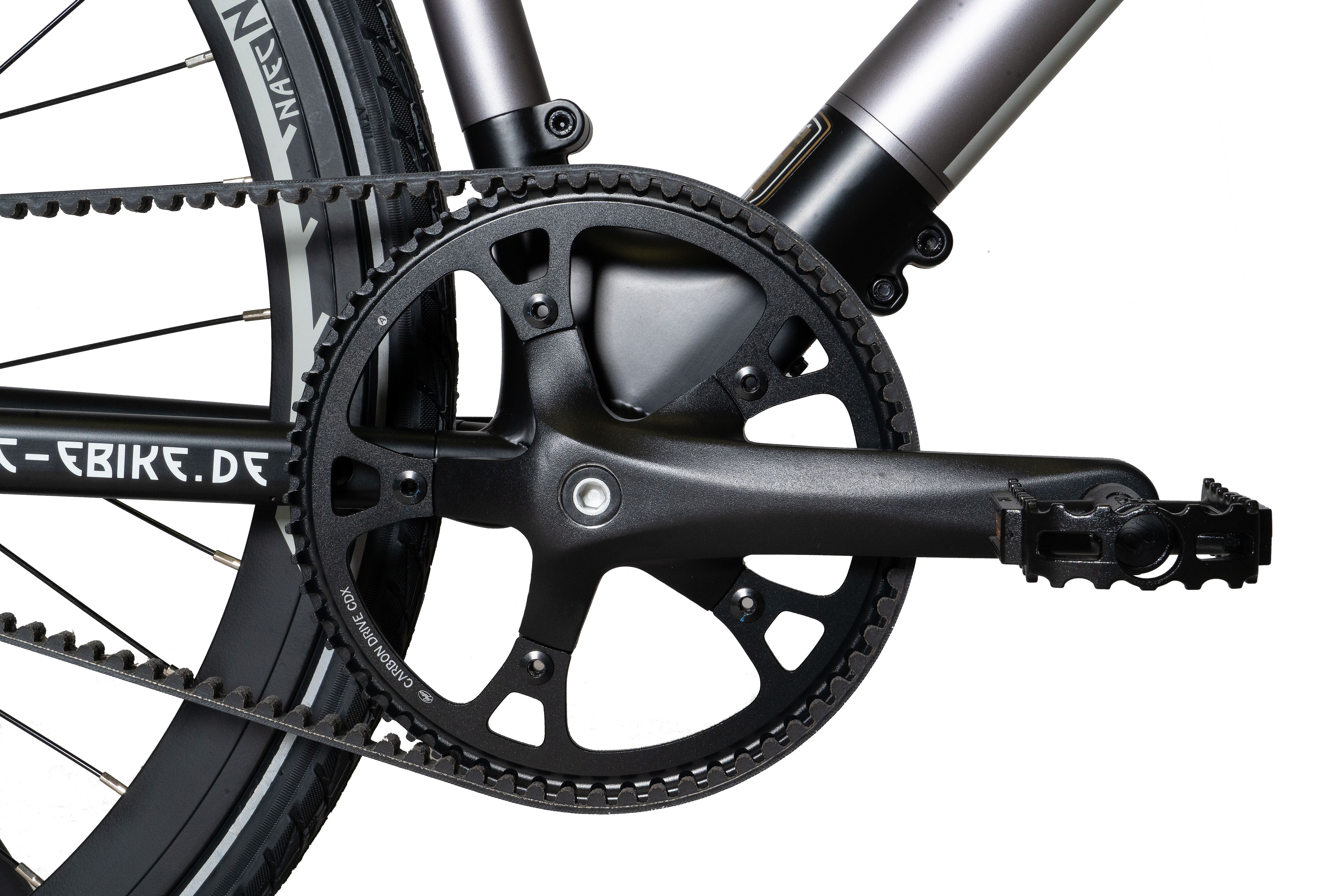 NAEC 28 Unisex-Rad, 280, Zoll schwarz 53 28 Citybike Zoll, (Laufradgröße: eONE schwarz cm, Rahmenhöhe: grau Modular Riemenantrieb grau)