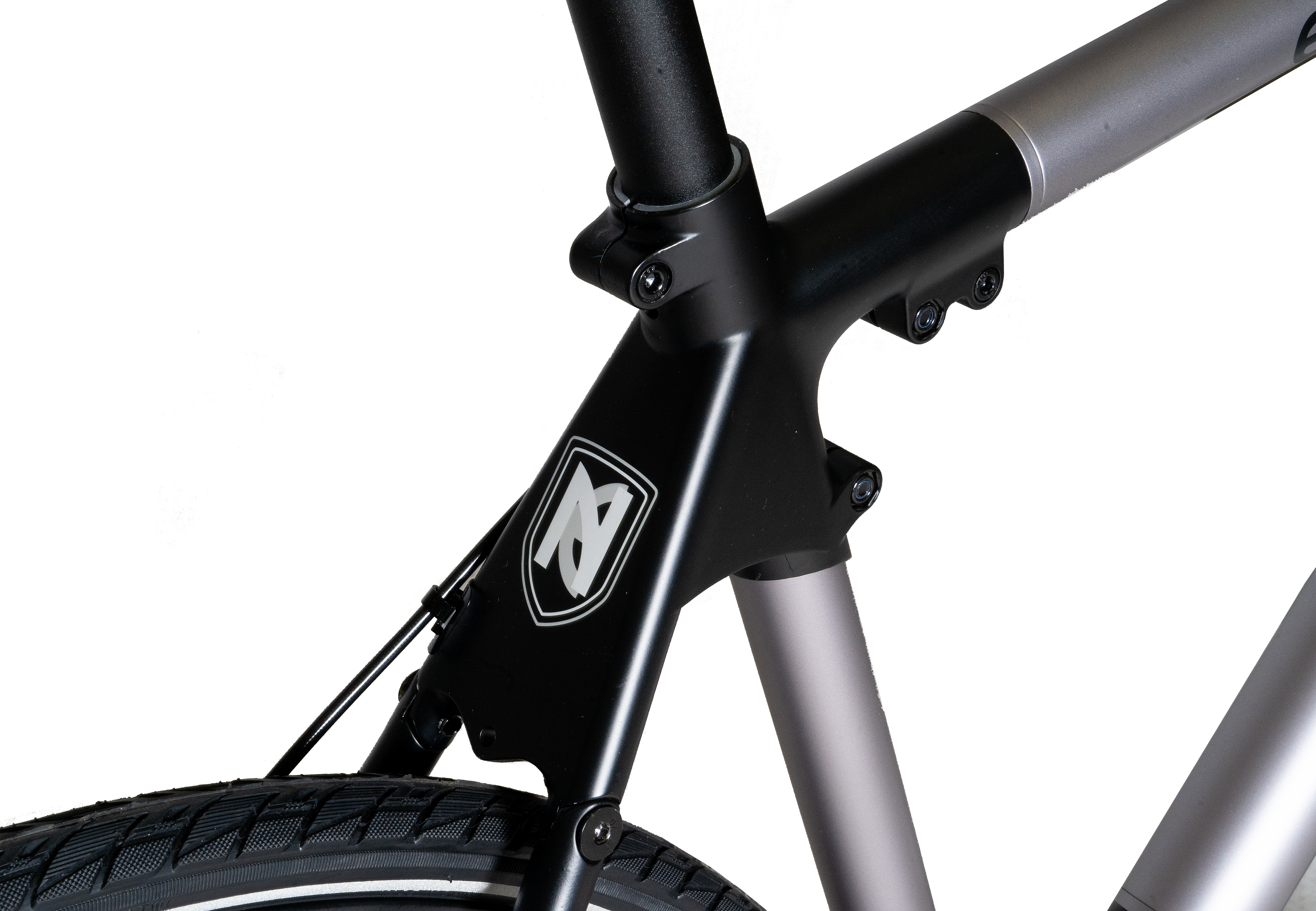NAEC 28 Unisex-Rad, 280, Zoll schwarz 53 28 Citybike Zoll, (Laufradgröße: eONE schwarz cm, Rahmenhöhe: grau Modular Riemenantrieb grau)