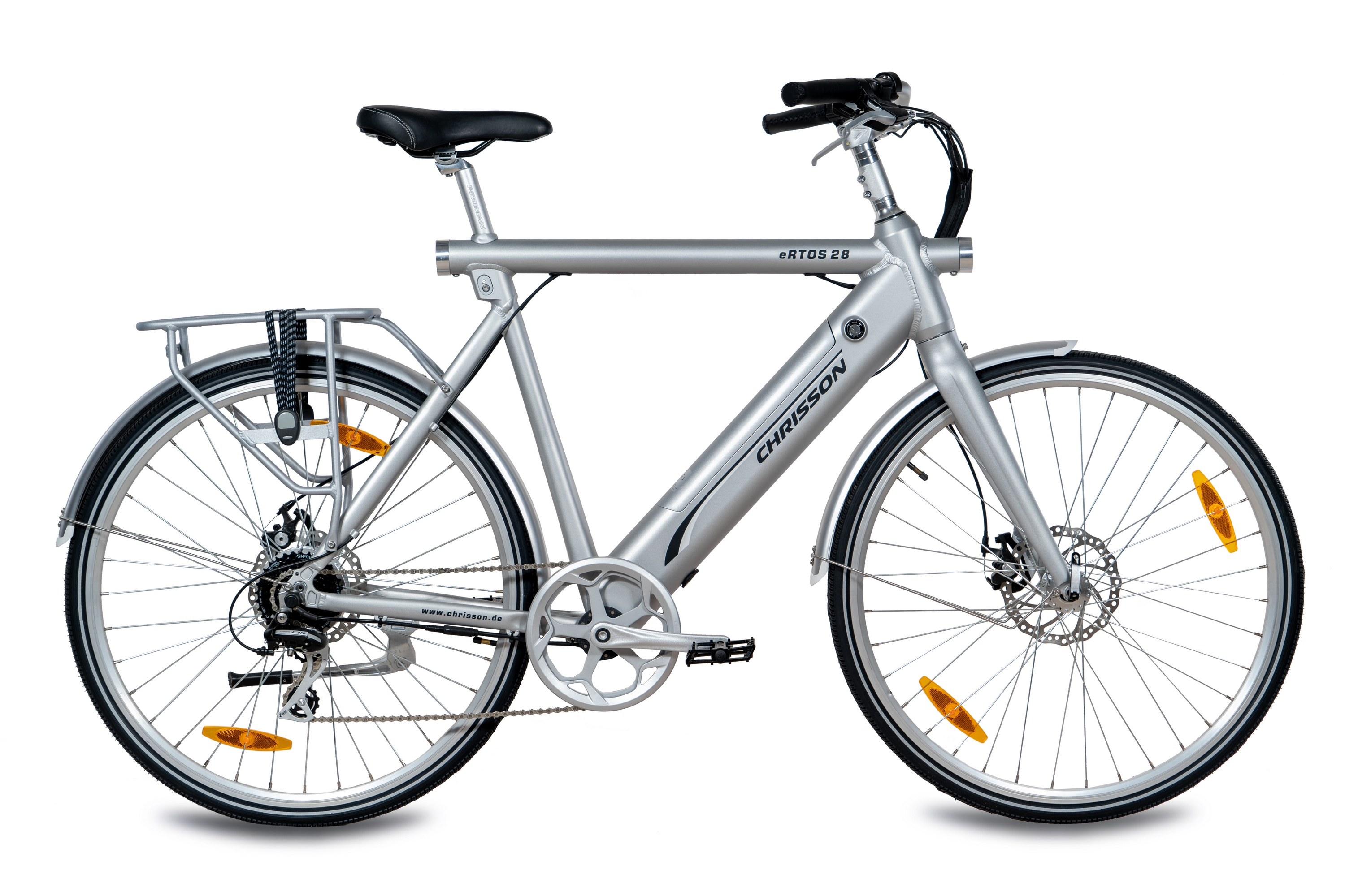 CHRISSON 28 59 grau) cm, 28 Zoll, aluminuim Citybike (Laufradgröße: ERTOS28 aluminuim grau Rahmenhöhe: Zoll Unisex-Rad, 468