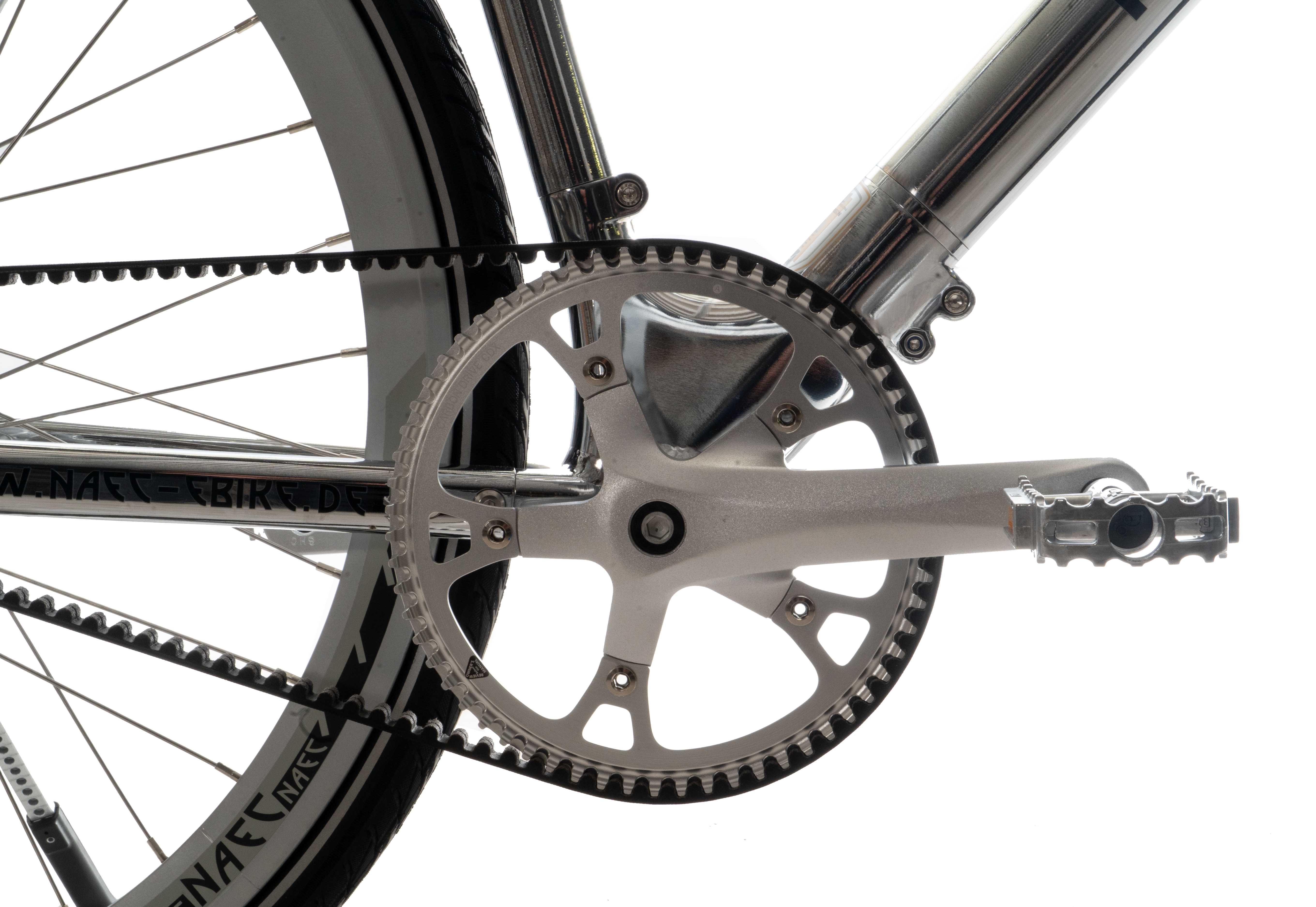 28 Citybike cm, 280, 28 (Laufradgröße: Chrom Unisex-Rad, Riemenantrieb Edition Limit Zoll, eONE Zoll Rahmenhöhe: NAEC chrom) 53 Modular