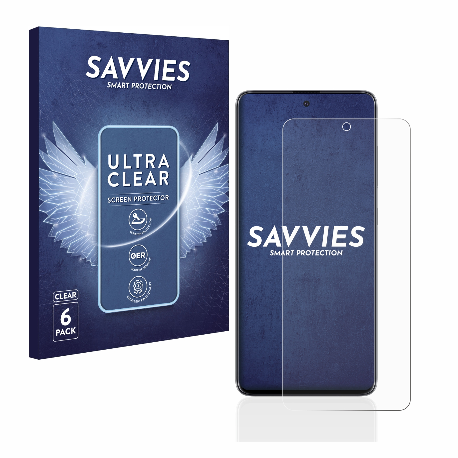 klare Samsung Schutzfolie(für SAVVIES 6x Galaxy A51)
