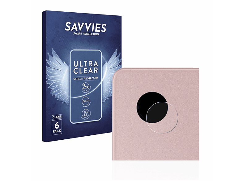 SAVVIES 6x klare Schutzfolie(für Samsung Galaxy Tab A8 LTE)