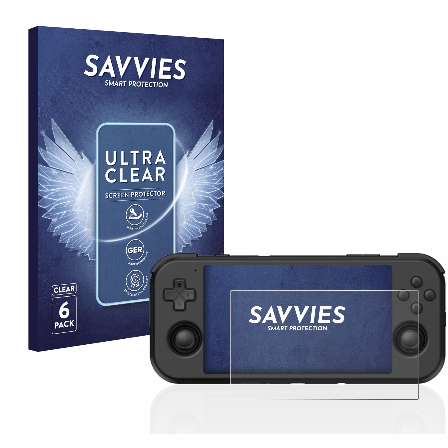 SAVVIES 6x klare Schutzfolie(für Retroid 3) Pocket