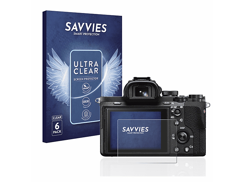 SAVVIES 6x klare Schutzfolie(für Alpha Sony II (ILCE-7M2)) 7