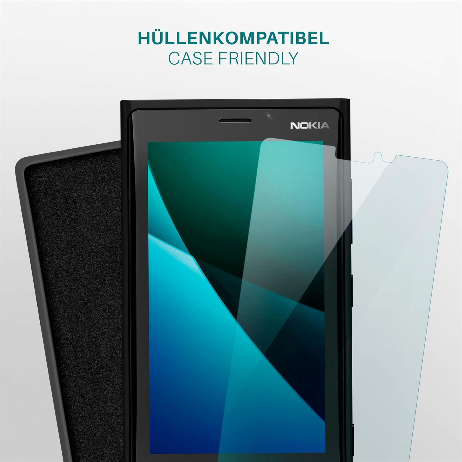 MOEX 3x Schutzfolie, klar Displayschutz(für Lumia 920) Nokia