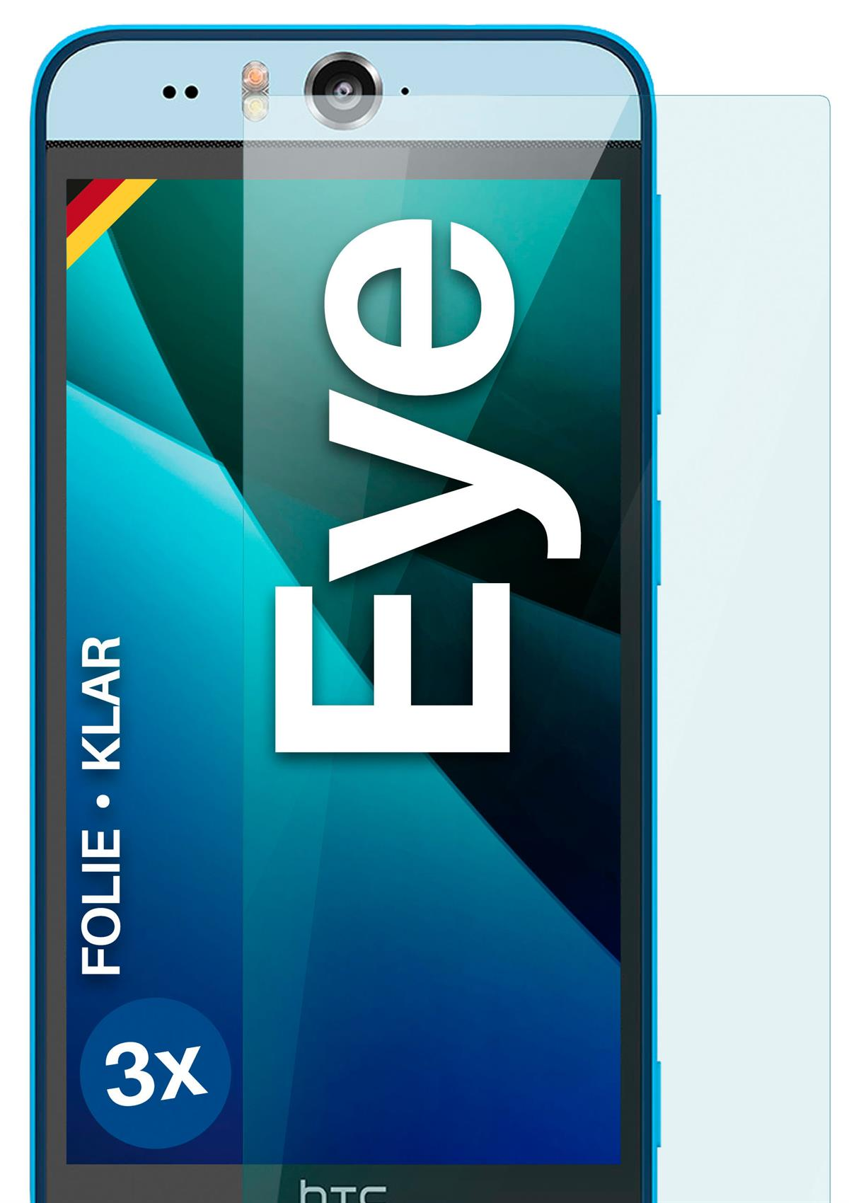 MOEX 3x Schutzfolie, klar Displayschutz(für Desire Eye) HTC