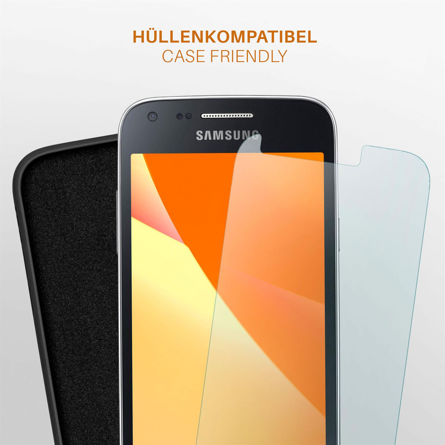 MOEX 3x Schutzfolie, matt Samsung Plus) Displayschutz(für Galaxy Core