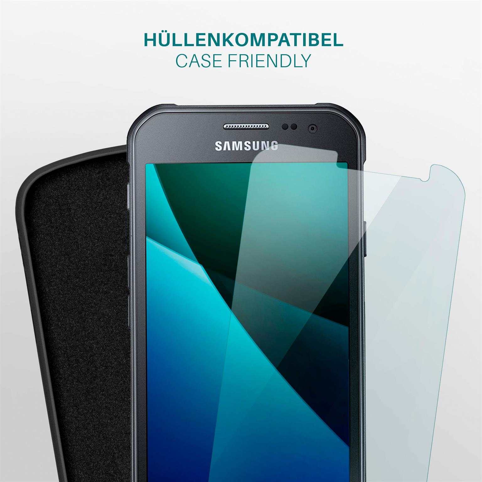 Xcover MOEX 3) klar 3x Displayschutz(für Galaxy Schutzfolie, Samsung