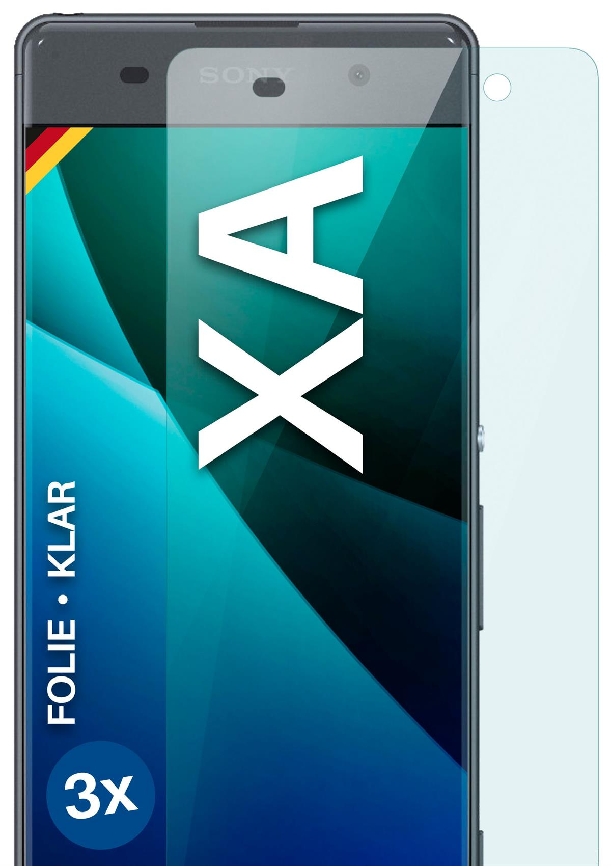 MOEX 3x Sony Xperia klar Displayschutz(für Schutzfolie, XA)