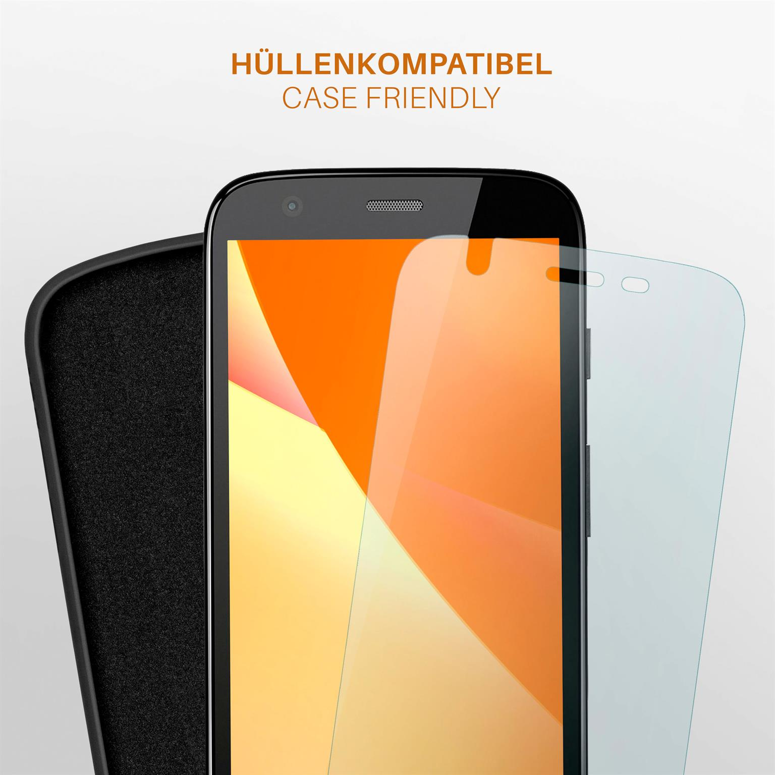 Motorola matt Schutzfolie, Displayschutz(für MOEX Moto G) 3x