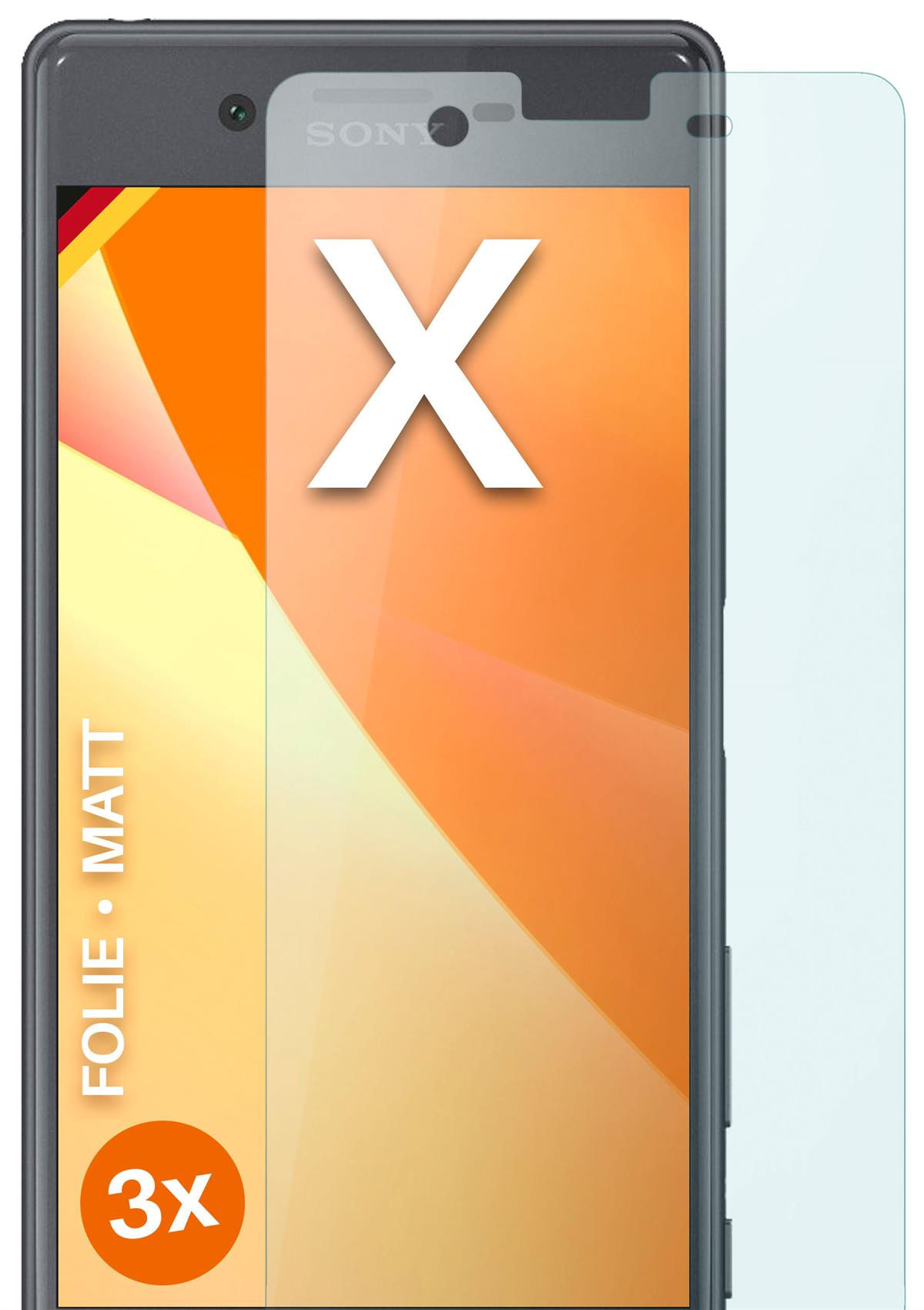 X) matt Schutzfolie, MOEX Sony 3x Xperia Displayschutz(für