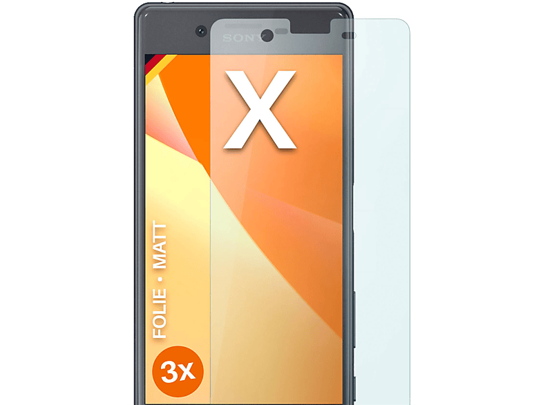 Xperia matt Displayschutz(für 3x Schutzfolie, MOEX X) Sony