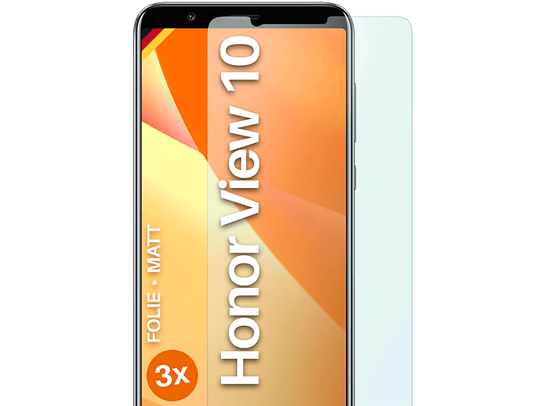 matt MOEX View Schutzfolie, Honor 10) Displayschutz(für 3x Huawei