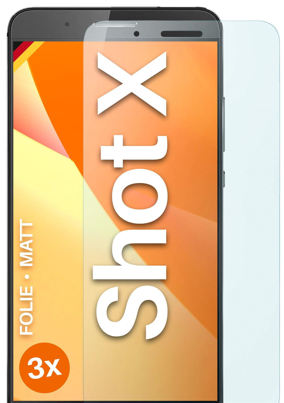 ShotX) Displayschutz(für matt Schutzfolie, MOEX 3x Huawei