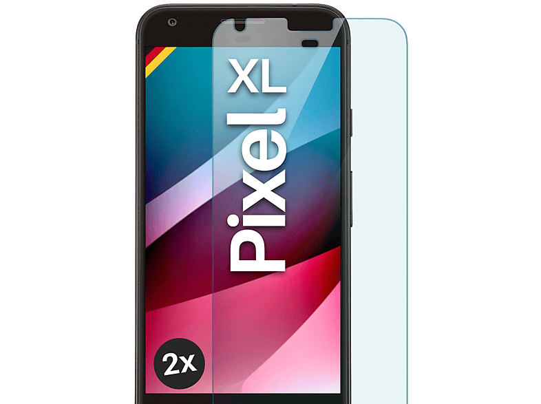Pixel klar MOEX Panzerglas Schutzglas(für XL) - Schutzfolie, 2x Google